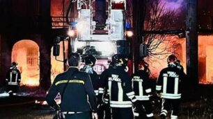 Vimercate incendio