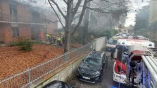 L’incendio di Meda in via Oberdan