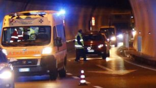 Un incidente nella galleria del Monte Barro