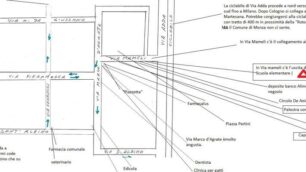 La mappa realizzata dal comitato