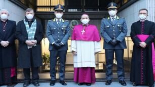 La visita di Delpini alla Guardia di Finanza