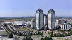 Il panorama di Vimercate