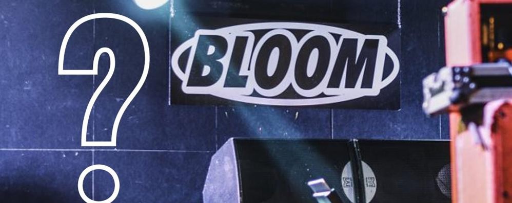Il palco del Bloom al tempo della campagna “L’ultimo concerto?”