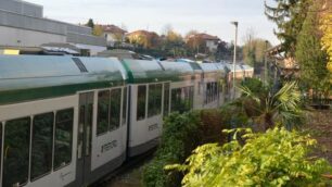 Il treno Besanino in transito