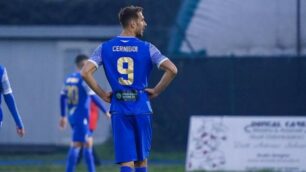 Serie C: Seregno, la desolazione dopo lo 0-1 (foto Alessio Morgese e Luca Rossini/pagina Facebook Seregno calcio)