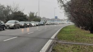 Le code per il centro tamponi di viale Stucchi a Monza martedì 4 gennaio