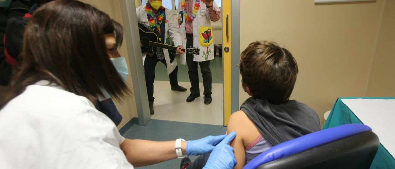 Una vaccinazione pediatrica