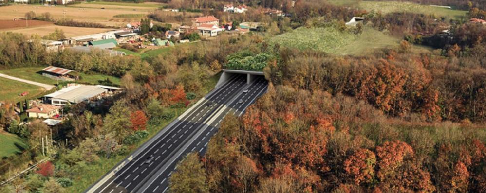 Pedemontana rendering tunnel Arcore weBuild