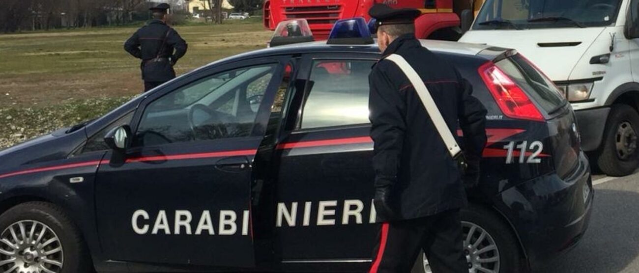 Un controllo dei carabinieri