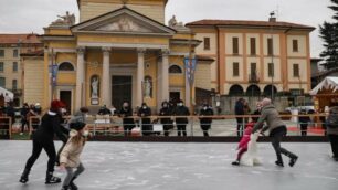 La pista di pattinaggio di Besana in Brianza