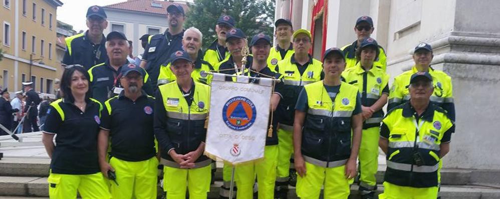 Il gruppo di protezione civile di Desio