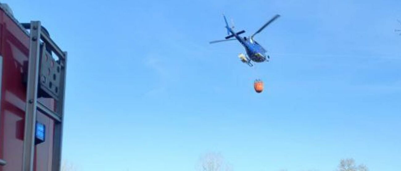 Bonifica post incendio Parco Groane (foto VvFf)