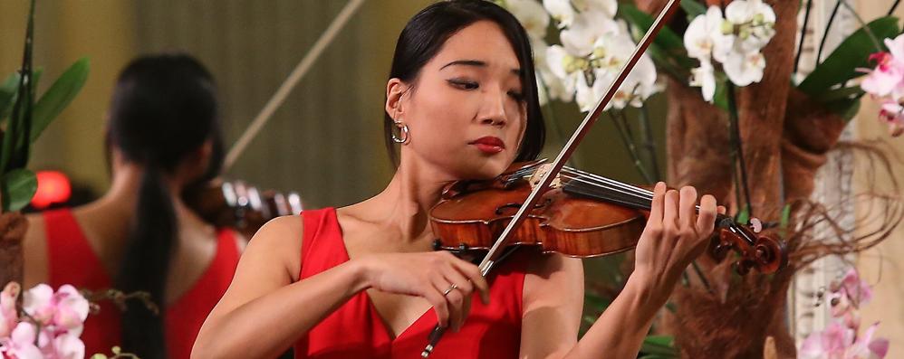 Lena Yokoyama durante il concerto