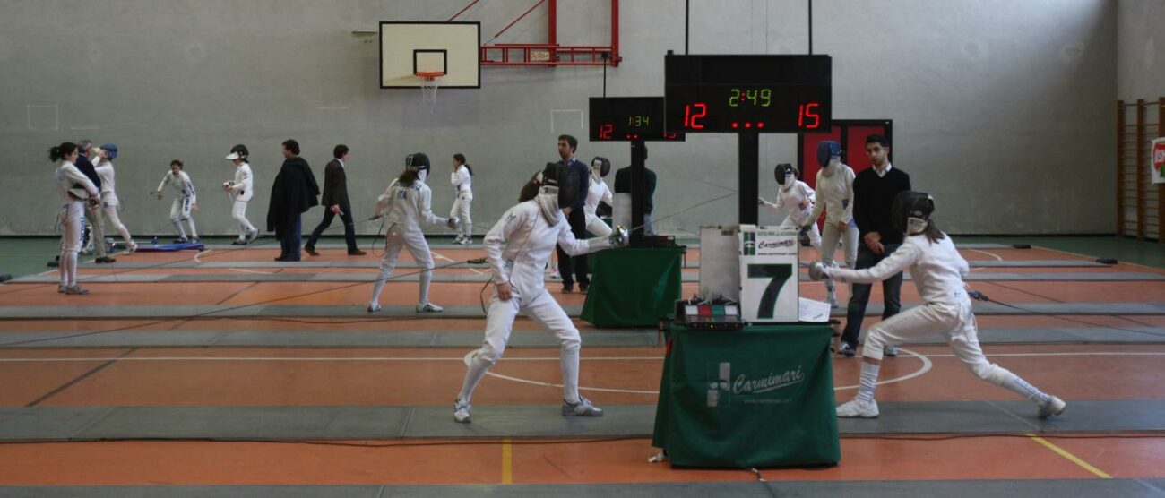 La palestra dell’istituto Mapelli di Monza