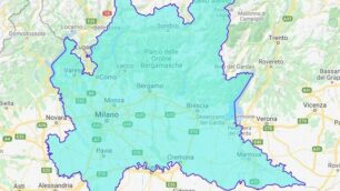 Mappa pm 10 Lombardia 1 febbraio 2022