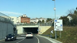 L’imbocco del tunnel della Sp6