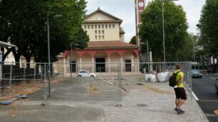 Monza, piazza Santa Caterina a settembre 2021