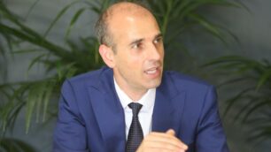 Il presidente della Provincia Luca Santambrogio