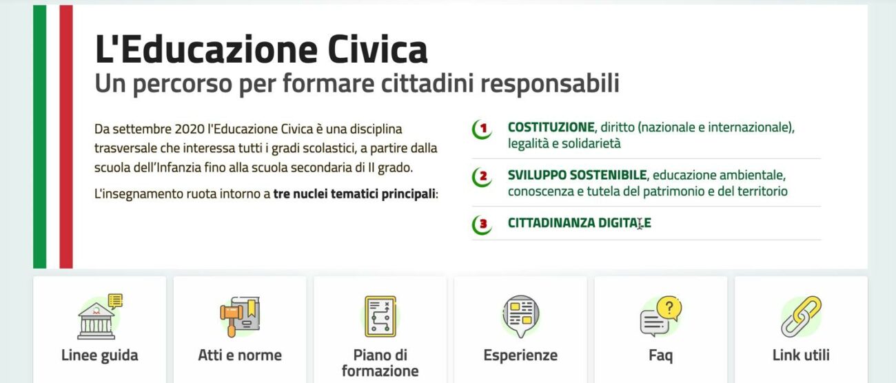 Scuola portale educazione civica