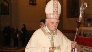 Dom Valerio Cattana, abate emerito dsell'abbazia san Benedetto di Seregno