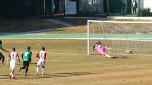 Il rigore sbagliato da Fall alla mezzora del primo tempo che poteva portare sul 3-1 il Vis Nova, calciato sul portiere Pilotti