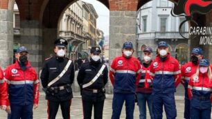 Monza servizio carabinieri in centro - foto Carabinieri