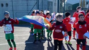 I bambini della Accademia Calcio Sovico contro la guerra