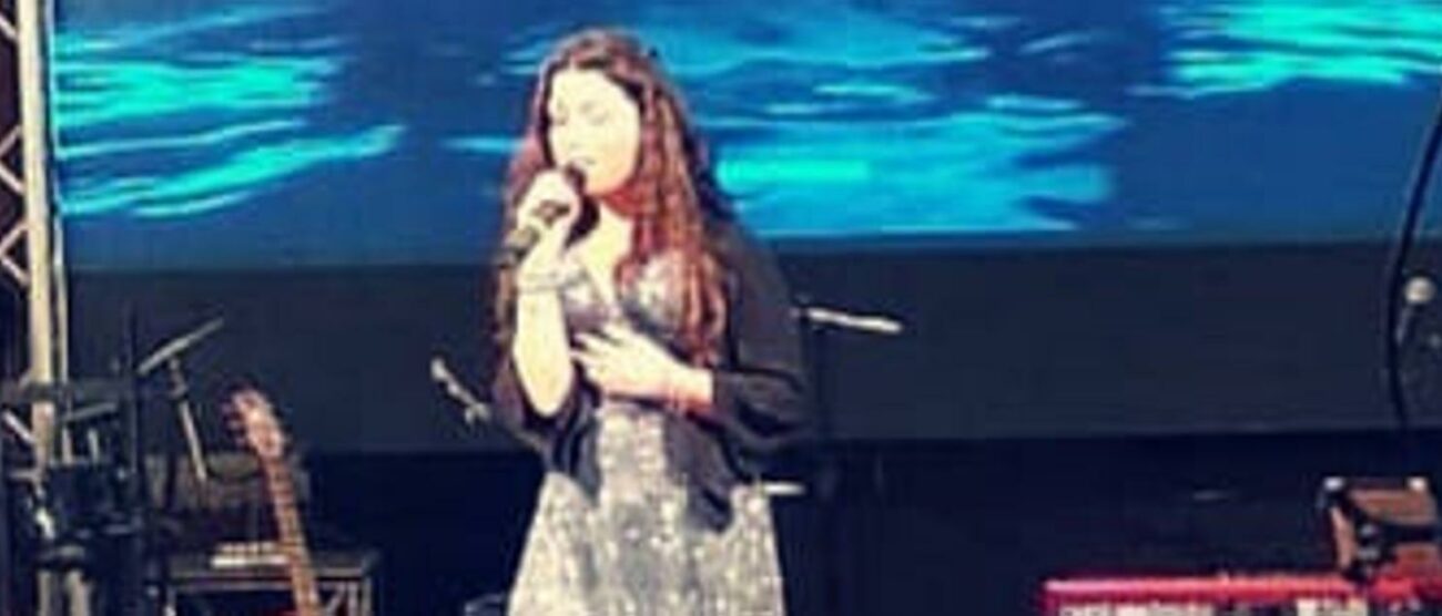 Silvia Panceri, 27 anni di Sovico il 4 febbraio ha debuttato a Sanremo sul palco dell'hotel Des Anglais