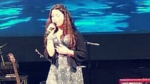 Silvia Panceri, 27 anni di Sovico il 4 febbraio ha debuttato a Sanremo sul palco dell'hotel Des Anglais