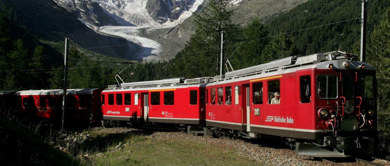 Il trenino rosso del Bernina