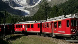 Il trenino rosso del Bernina