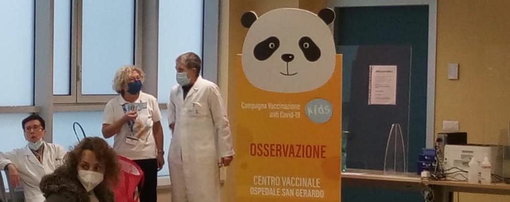 Vaccinazioni anticovid fascia 5-11 anni ospedale San Gerardo di Monza
