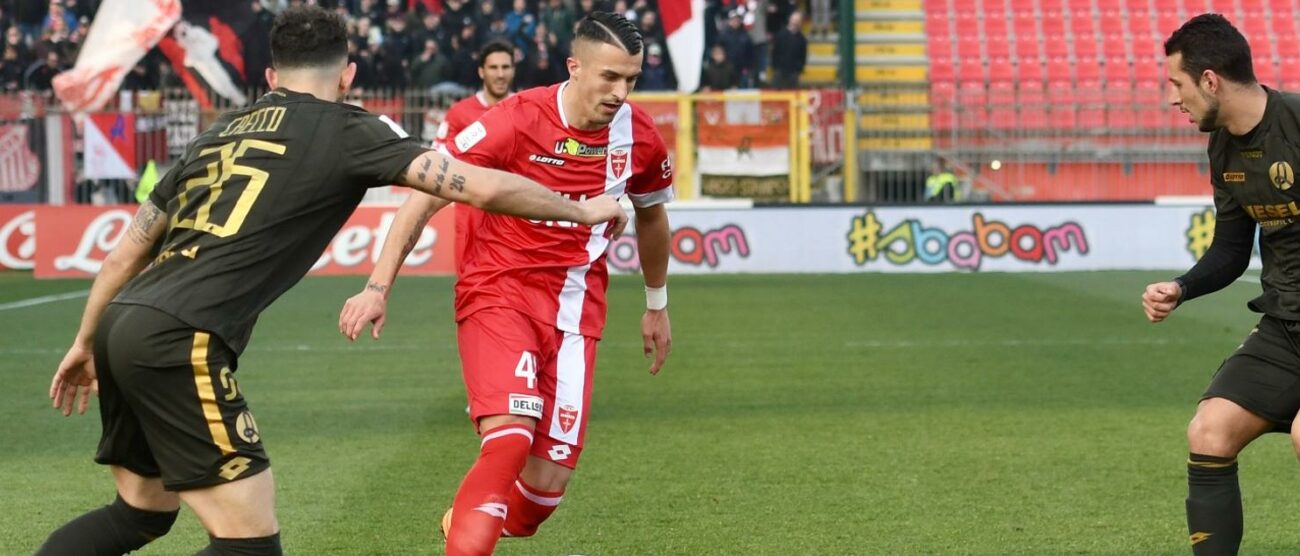 Dany Mota Carvalho in campo contro il Vicenza