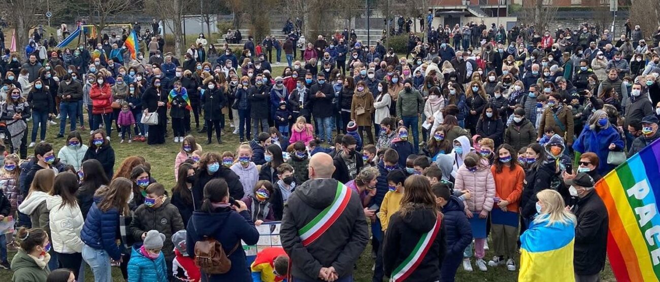 I cittadini che hanno partecipato alla manifestazione