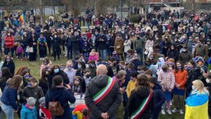 I cittadini che hanno partecipato alla manifestazione