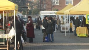 Mercatino di Coldiretti in via Romagna