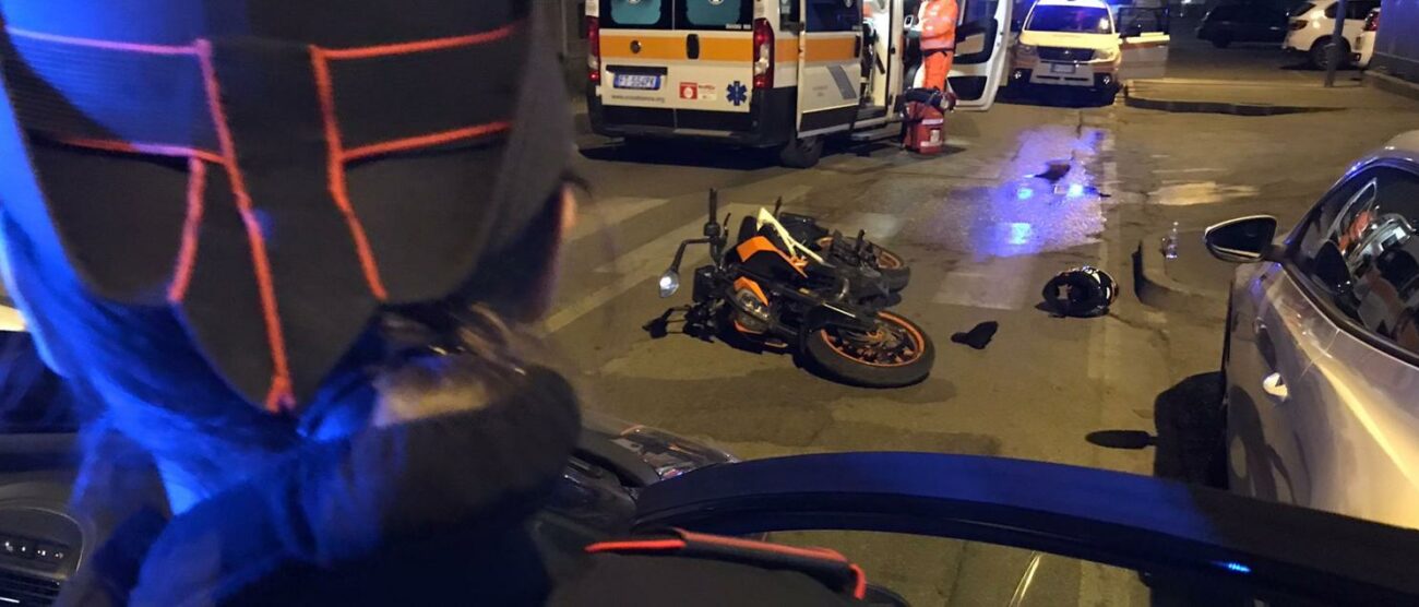 L'incidente di Giussano (foto Carabinieri)