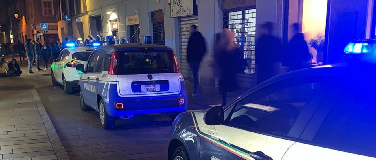 I controlli in via Bergamo a Monza