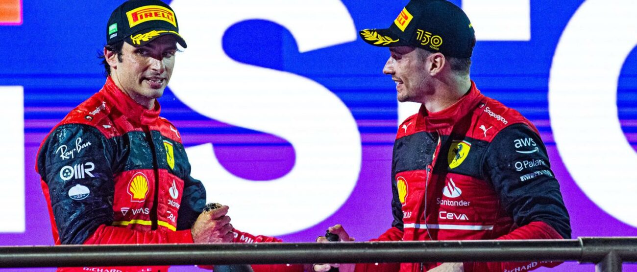 Ferrari podio Arabia Saudita - foto Ferrari su Facebook