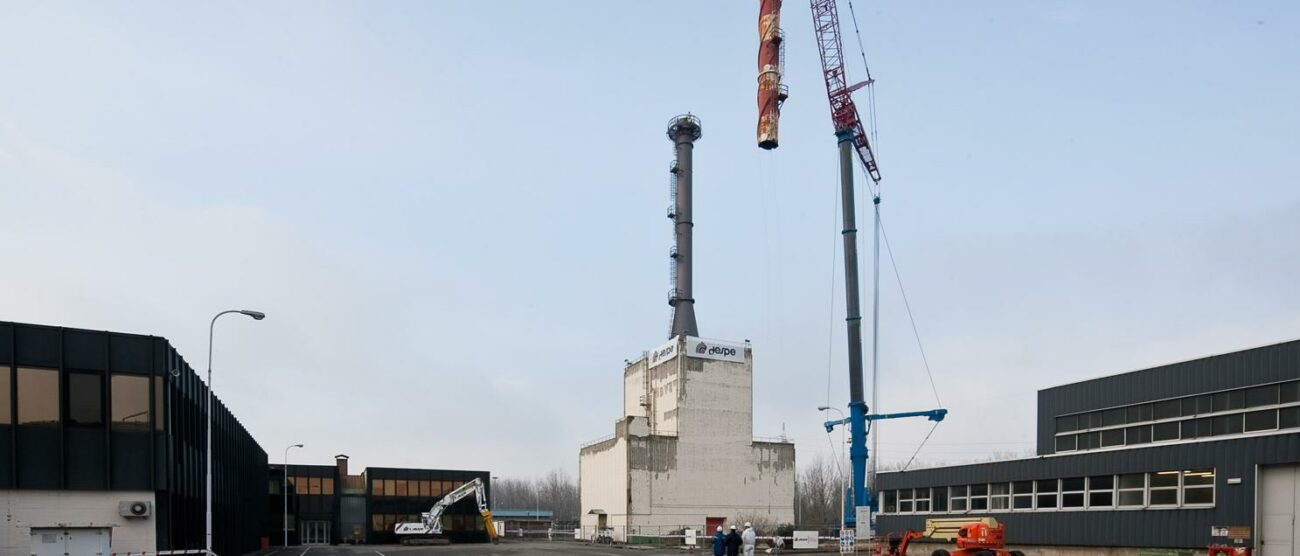 La demolizione della centrale nucleare di Caorso