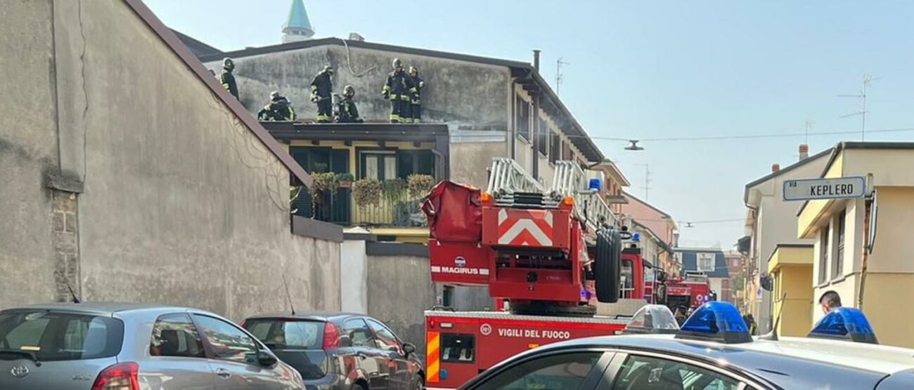 Incendio Seregno