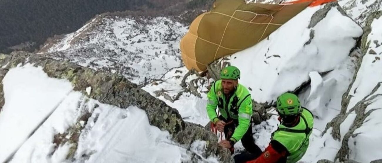 Jet militare precipitato Monte Legnone, foto Cnsas Soccorso Alpino Lombardia