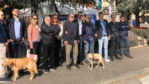 Lesmo elezioni Luca Zita gazebo