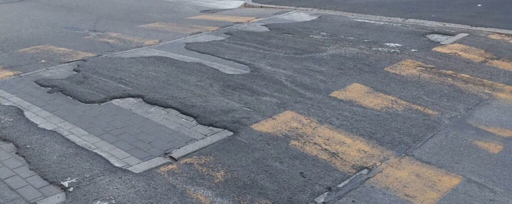Lissone una delle foto caricate sulla pagina del Comitato residenti di via Goito