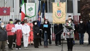 Giornata MAFIE inaugurazione alla scuola BENEDETTO CROCE del MOSAICO di FALCONE e BORSELLINO