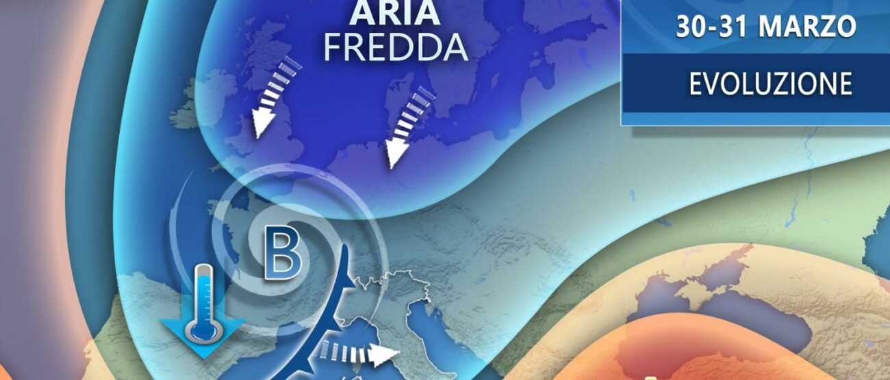 Meteo fine marzo 2022