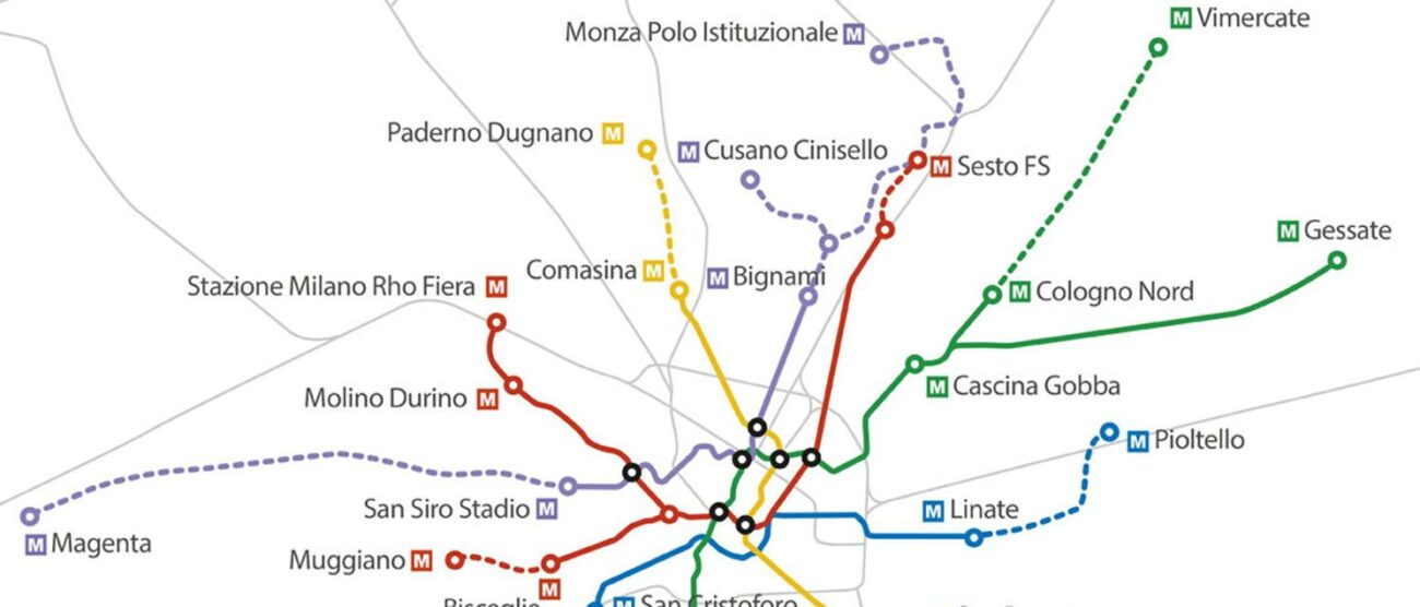 metropolitana milano rete