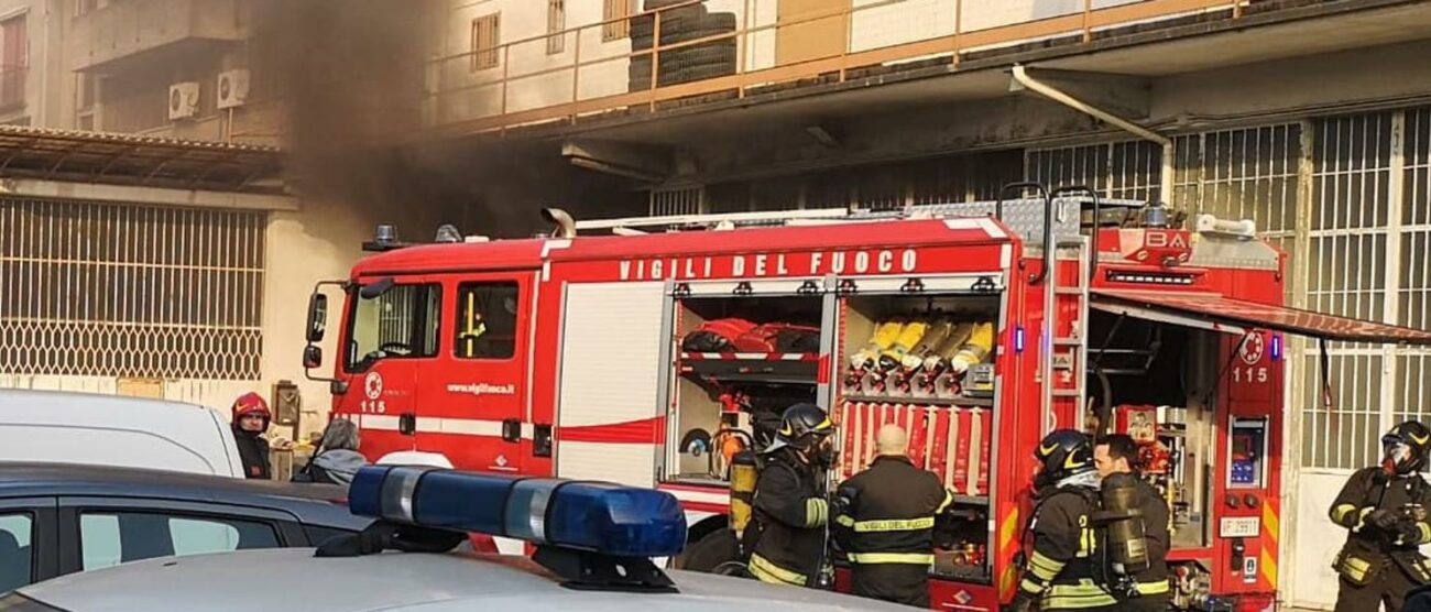 L’incendio di via Brodolini a Nova Milanese