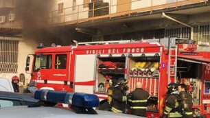 L’incendio di via Brodolini a Nova Milanese