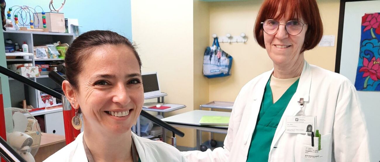 Claudia Righini e Silvia Premoselli del centro di riabilitazione neuromotoria dell'ospedale Trabattoni- Ronzoni di Seregno